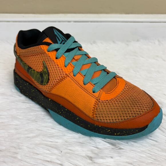 Nike Ja 1 SE Bright Mandarin (GS) Sneakers Ja Morant Size 6Y - Picture 1 of 9